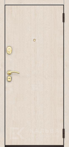 Фото «Железная дверь для квартиры белёный дуб и венге №5»