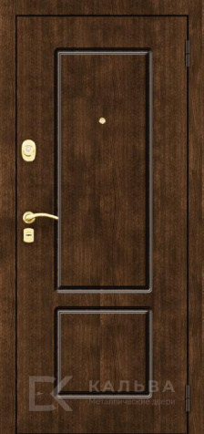 Фото «Входная дверь венге снаружи светлая МДФ с геометрией внутри №208»